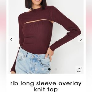 Burgundy sweater two piece 💄